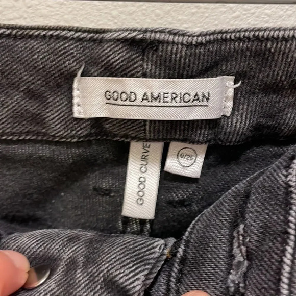 GOOD American Good Curve woman’s black jeans - Picture 6 of 12